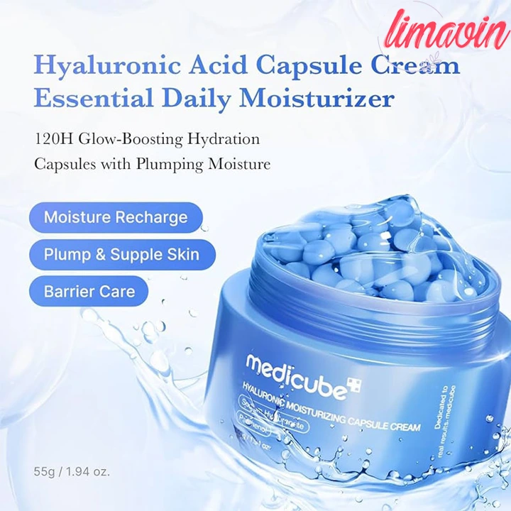 کرم کپسولی آبرسان و مرطوب کننده هیالورونیک اسید مدی کیوب حجم ۵۵گرم