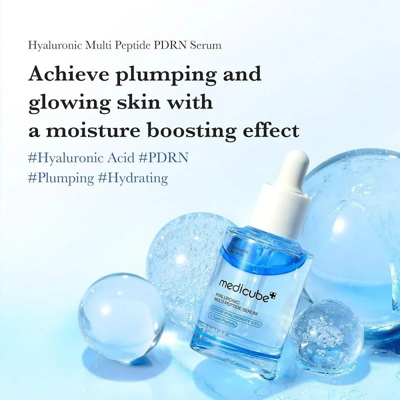 سرم آبرسان و جوانساز پوست مدیکیوب مدل Hyaluronic Multi Peptide مناسب برای انواع پوست حجم 30 میلیلیتر - Image 2