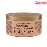 ماسک مو کراتین او جی ایکس مدل brazilian keratin smooth حجم 300 میلی لیتر