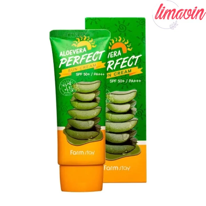 کرم ضد آفتاب بدون رنگ فارم استی SPF 50 مدل ALOEVERA مناسب انواع پوست حجم 70 میلی لیتر - Image 5
