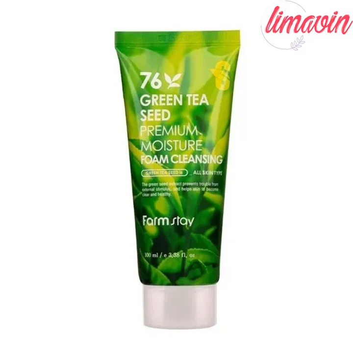 فوم شستشو صورت فارم استی مدل GREEN TEA SEED حجم 100 میلی لیتر
