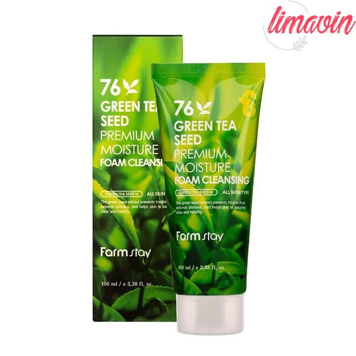فوم شستشو صورت فارم استی مدل GREEN TEA SEED حجم 100 میلی لیتر - Image 2