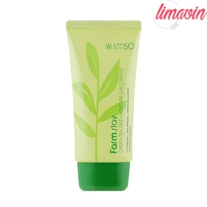 کرم ضد آفتاب بدون رنگ فارم استی SPF 50 مدل چای سبز ‌مناسب پوست‌های چرب و مختلط حجم 70 میلی‌لیتر