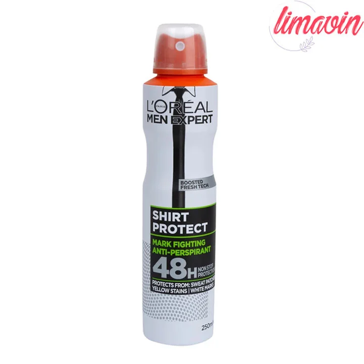 اسپری ضدتعریق مردانه لورآل مدل Protection حجم 250 میلیلیتر
