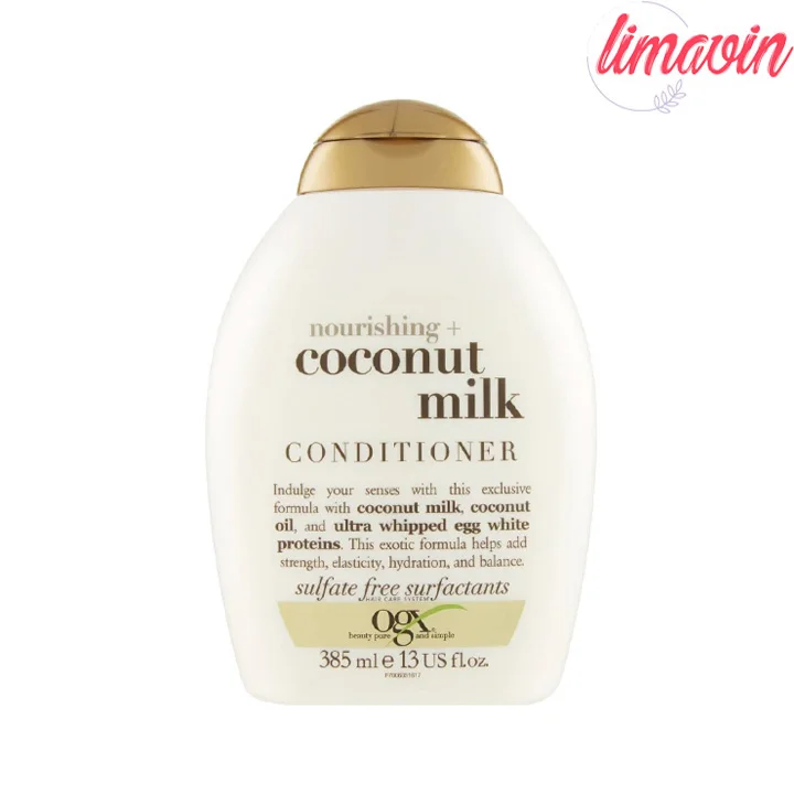نرم کننده مو او جی ایکس مدل Coconut Milk حجم 385 میلی لیتر