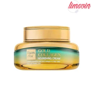 کرم ضد چروک صورت فارم استی مدل Gold Collagen مناسب برای انوع پوست حجم 55 میلی لیتر