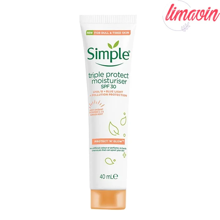 کرم ضد آفتاب سیمپل مدل triple protect حجم 40 میلی لیتر