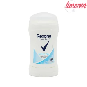 استیک ضد تعریق (مام صابونی) زنانه رکسونا REXONA مدل Cotton Dry حجم 40 گرم