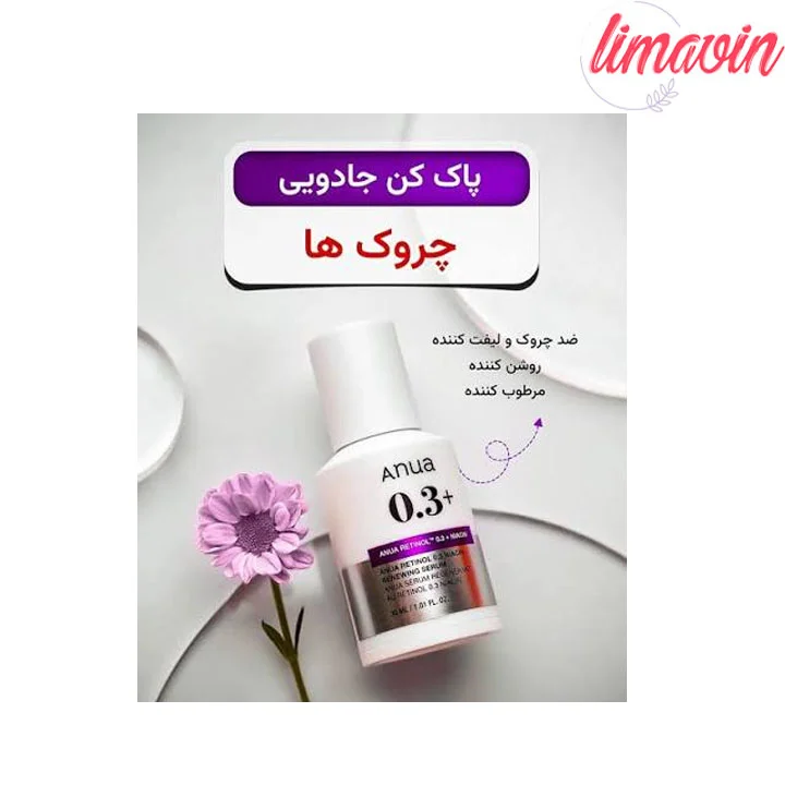 سرم ضد چروک و روشن کننده نانو رتینول 0.3 درصد و نیاسین آنوا حجم 30 میلی لیتر - تصویر 3