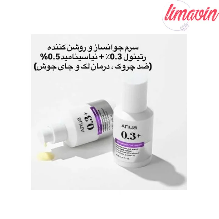 سرم ضد چروک و روشن کننده نانو رتینول 0.3 درصد و نیاسین آنوا حجم 30 میلی لیتر - تصویر 2