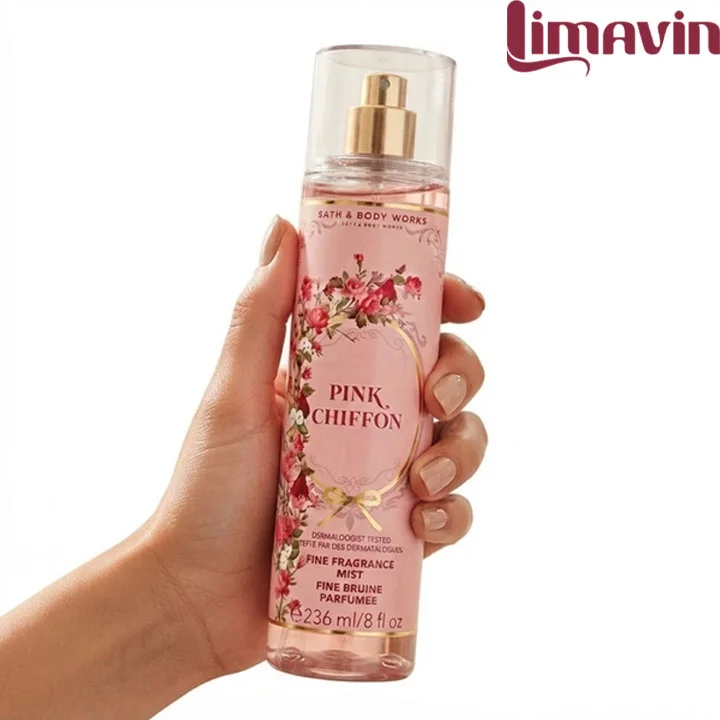 بادی اسپلش Pink Chiffon بث اند بادی حجم 236 میلی لیتر - تصویر 4