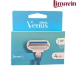 تیغ یدک ژیلت 3 تیغه 4 عددی ونوس Smooth