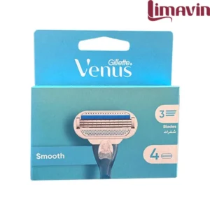 تیغ یدک ژیلت 3 تیغه 4 عددی ونوس Smooth