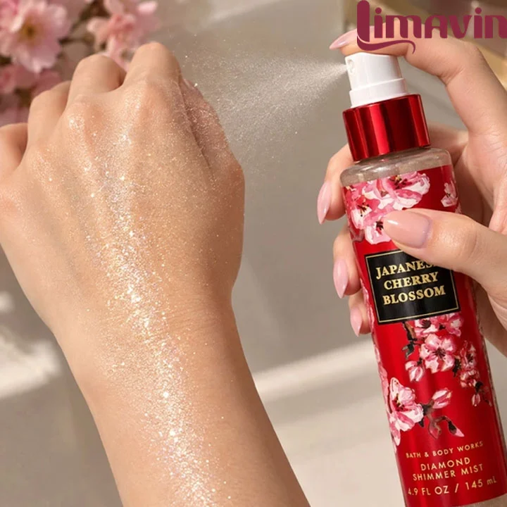 میست شاین دار Japanese Cherry Blossom بث اند بادی حجم 145 میلی لیتر - تصویر 4